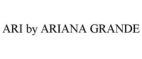 ARI by ARIANA GRANDE Logo (WIPO, 06/05/2015)