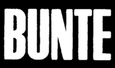 BUNTE Logo (WIPO, 17.07.1980)