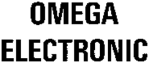 OMEGA ELECTRONIC Logo (WIPO, 10/14/1981)