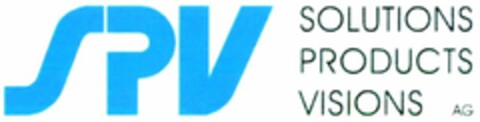 SPV SOLUTIONS PRODUCTS VISIONS AG Logo (WIPO, 03/23/2006)