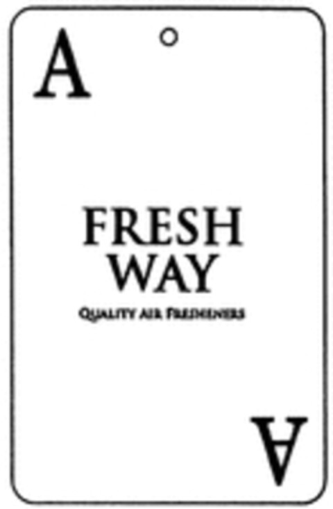 A FRESH WAY QUALITY AIR FRESHENERS Logo (WIPO, 06/09/2016)