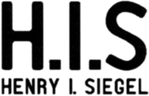 H.I.S. HENRY I. SIEGEL Logo (WIPO, 22.09.2020)