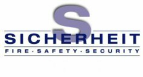 S SICHERHEIT FIRE SAFETY SECURITY Logo (WIPO, 10/18/2010)