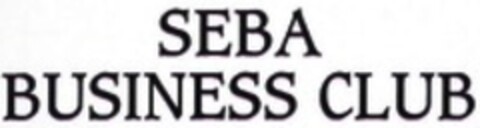 SEBA BUSINESS CLUB Logo (WIPO, 05.04.2017)