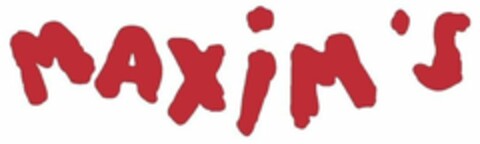 MAXIM'S Logo (WIPO, 08/29/2018)