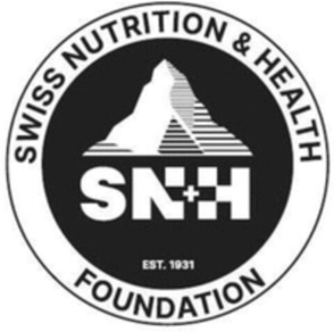 SWISS NUTRITION & HEALTH FOUNDATION SNH EST. 1931 Logo (WIPO, 08/25/2022)