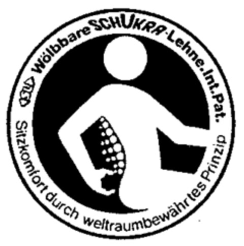 SL Wölbbare SCHUKRA-Lehne.Int.Pat. Logo (WIPO, 19.09.1978)