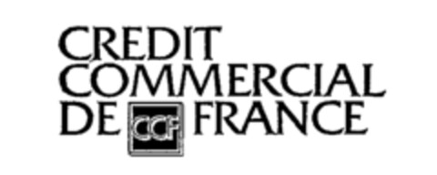 CCF CREDIT COMMERCIAL DE FRANCE Logo (WIPO, 29.04.1987)