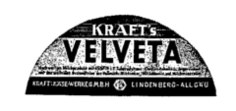 KRAFT's VELVETA Logo (WIPO, 10/03/1966)