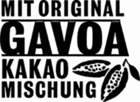 MIT ORIGINAL GAVOA KAKAO MISCHUNG Logo (WIPO, 01/30/2008)