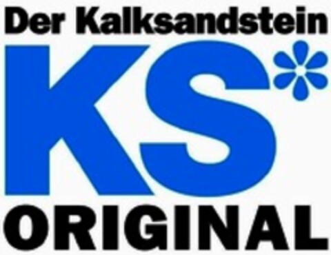 Der Kalksandstein KS* ORIGINAL Logo (WIPO, 03/09/2017)