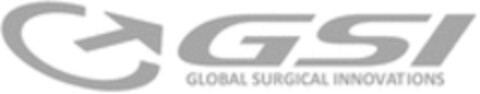 GSI GLOBAL SURGICAL INNOVATIONS Logo (WIPO, 03/09/2020)