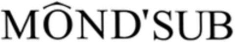 MÔND'SUB Logo (WIPO, 19.08.2020)
