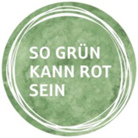 SO GRÜN KANN ROT SEIN Logo (WIPO, 18.09.2020)