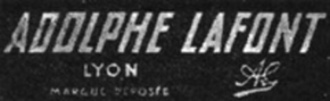 ADOLPHE LAFONT Logo (WIPO, 04.01.1960)