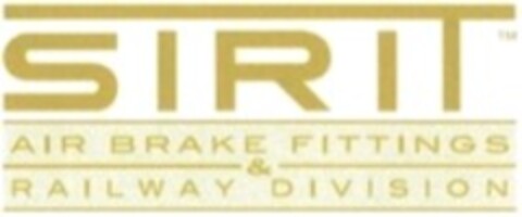 SIRIT AIR BRAKE FITTINGS & RAILWAY DIVISION Logo (WIPO, 07/28/2020)