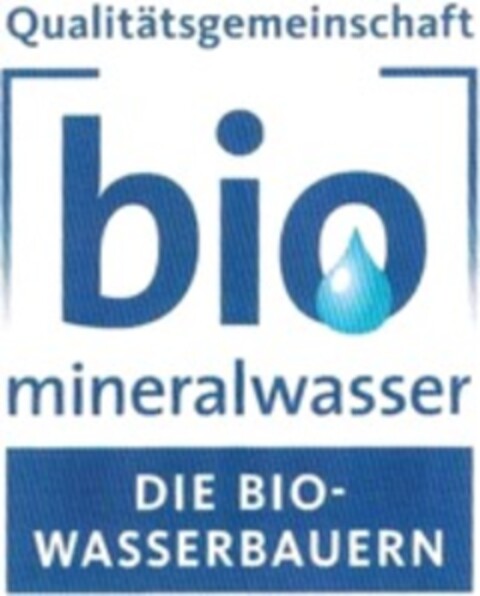Qualitätsgemeinschaft bio mineralwasser DIE BIO-WASSERBAUERN Logo (WIPO, 10/20/2020)