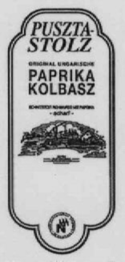 PUSZTA- STOLZ PAPRIKA KOLBASZ Logo (WIPO, 14.12.1994)