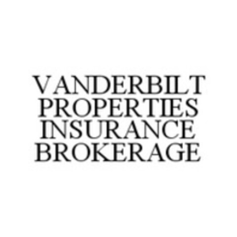 VANDERBILT PROPERTIES INSURANCE BROKERAGE Logo (WIPO, 11/11/2014)