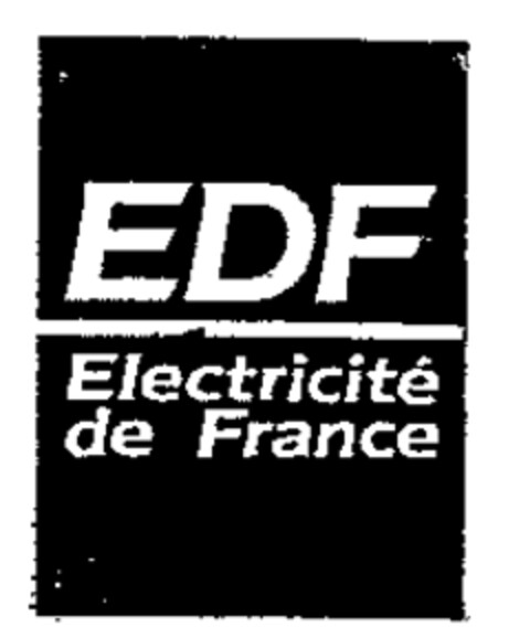EDF Electricité de France Logo (WIPO, 14.01.1988)