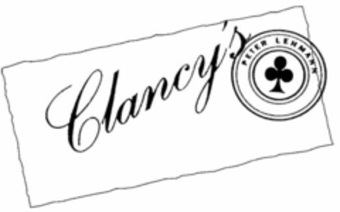 Clancy's PETER LEHMANN Logo (WIPO, 07/13/2009)