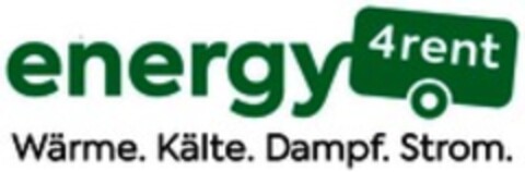 energy4rent Wärme. Kälte. Dampf. Strom. Logo (WIPO, 22.02.2019)