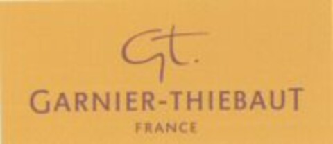 gt. GARNIER-THIEBAUT FRANCE GARNIER-THIEBAUT FRANCE Logo (WIPO, 12.06.2006)