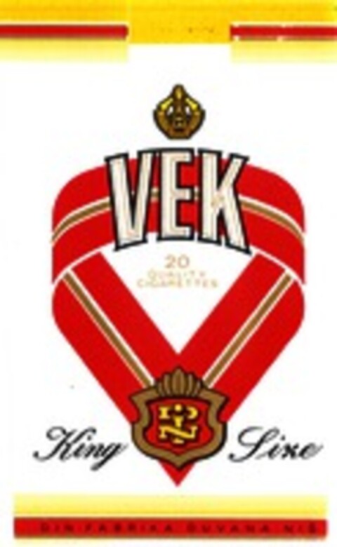 VEK 20 QUALITY CIGARETTES King Size Logo (WIPO, 07.01.2008)
