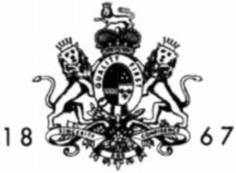 QUALITY FIRST SINCERITY AND CONFIDENCE 1867 Logo (WIPO, 20.06.2008)