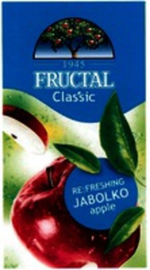 FRUCTAL Classic RE:FRESHING JABOLKO apple Logo (WIPO, 28.09.2016)