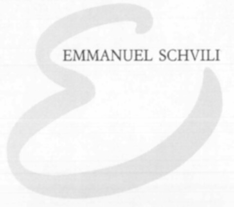 E EMMANUEL SCHVILI Logo (WIPO, 09.11.2005)