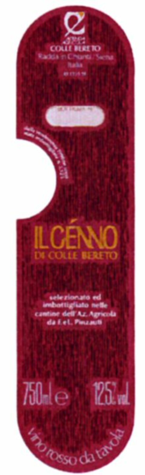 IL CÉNNO DI COLLE BERETO Logo (WIPO, 04.10.2007)