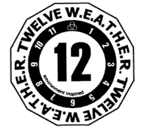 TWELVE W.E.A.T.H.E.R. environment inspired Logo (WIPO, 25.01.2008)