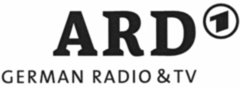 ARD 1 GERMAN RADIO & TV Logo (WIPO, 12.12.2009)