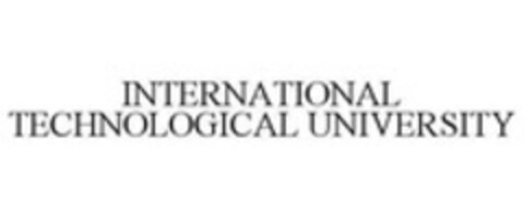 INTERNATIONAL TECHNOLOGICAL UNIVERSITY Logo (WIPO, 14.05.2014)