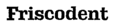 Friscodent Logo (WIPO, 10/19/1966)