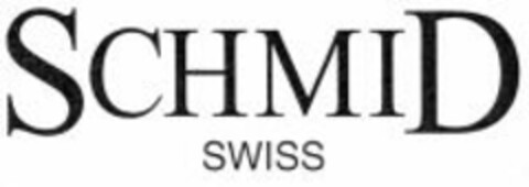 SCHMID SWISS Logo (WIPO, 15.10.2009)