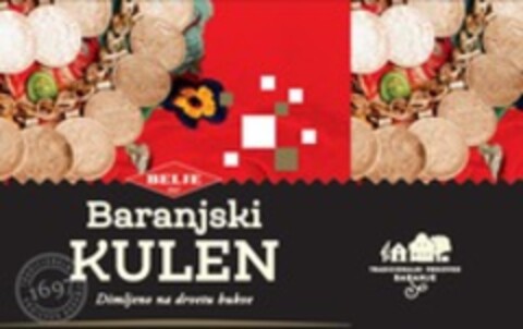 BELJE 1697 Baranjski KULEN Dimljeno na drvetu bukve Logo (WIPO, 22.07.2022)