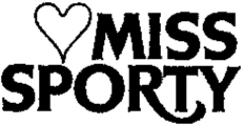 MISS SPORTY Logo (WIPO, 01/04/1984)