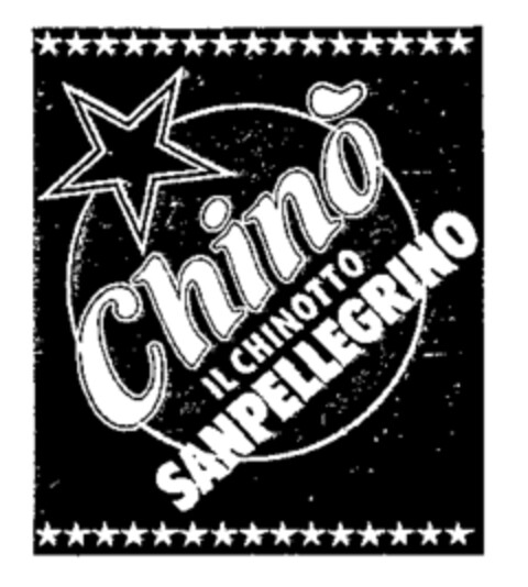 Chinò IL CHINOTTO SANPELLEGRINO Logo (WIPO, 11.11.1987)