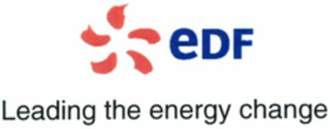 EDF Leading the energy change Logo (WIPO, 20.07.2009)