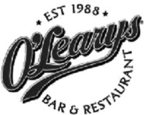 O'Learys EST 1988 BAR & RESTAURANT Logo (WIPO, 18.02.2010)