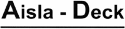 Aisla-Deck Logo (WIPO, 11.10.2012)