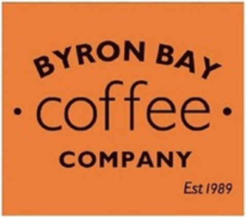 BYRON BAY coffee COMPANY est 1989 Logo (WIPO, 07.03.2014)