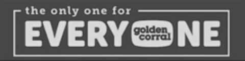 the only one for EVERYONE golden corral Logo (WIPO, 30.09.2019)