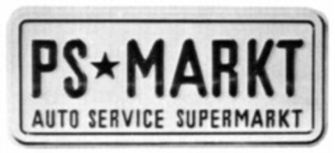 PS MARKT AUTO SERVICE SUPERMARKT Logo (WIPO, 15.01.1990)
