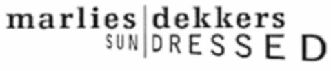 marlies dekkers SUNDRESSED Logo (WIPO, 25.06.2008)