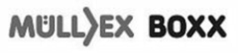 MÜLL>EX BOXX Logo (WIPO, 02.03.2009)
