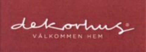 dekorhus VÄLKOMMEN HEM Logo (WIPO, 09/21/2010)