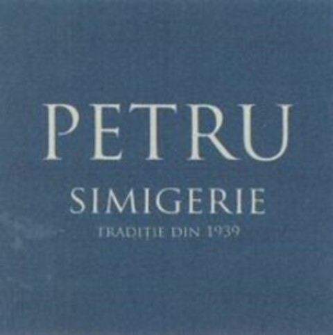 PETRU SIMIGERIE TRADITIE DIN 1939 Logo (WIPO, 07.10.2011)